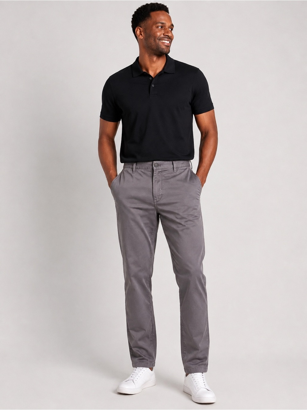 H&M Men’s Gray Chino Pants – New With Tags